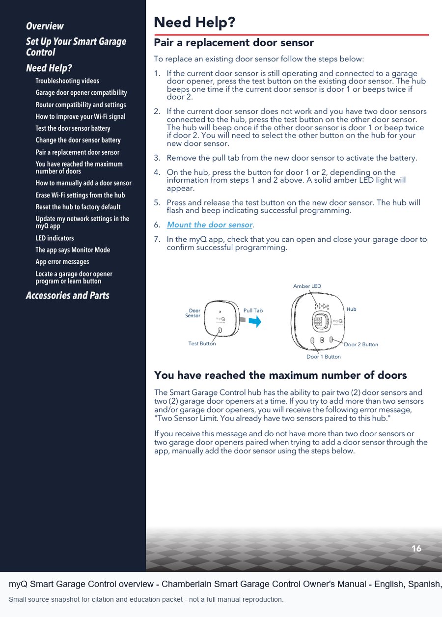 myQ Smart Garage Control overview